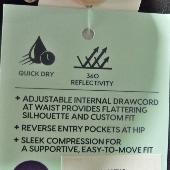 DSG HIGH RISE 7/8 LEGGINGS SIZE 2X BLACK - Picture 6 of 10